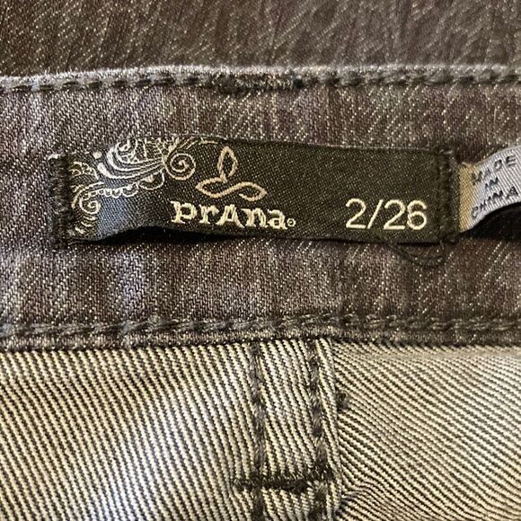 PRANA Kara Jeans Organic Cotton Stretch Denim Low Rise Slim Fit Size 2 / 26 - Picture 2 of 8
